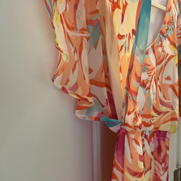 Summer spring Floral dress - Picture 3 of 3